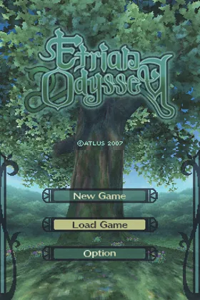 Etrian Odyssey (USA) screen shot title